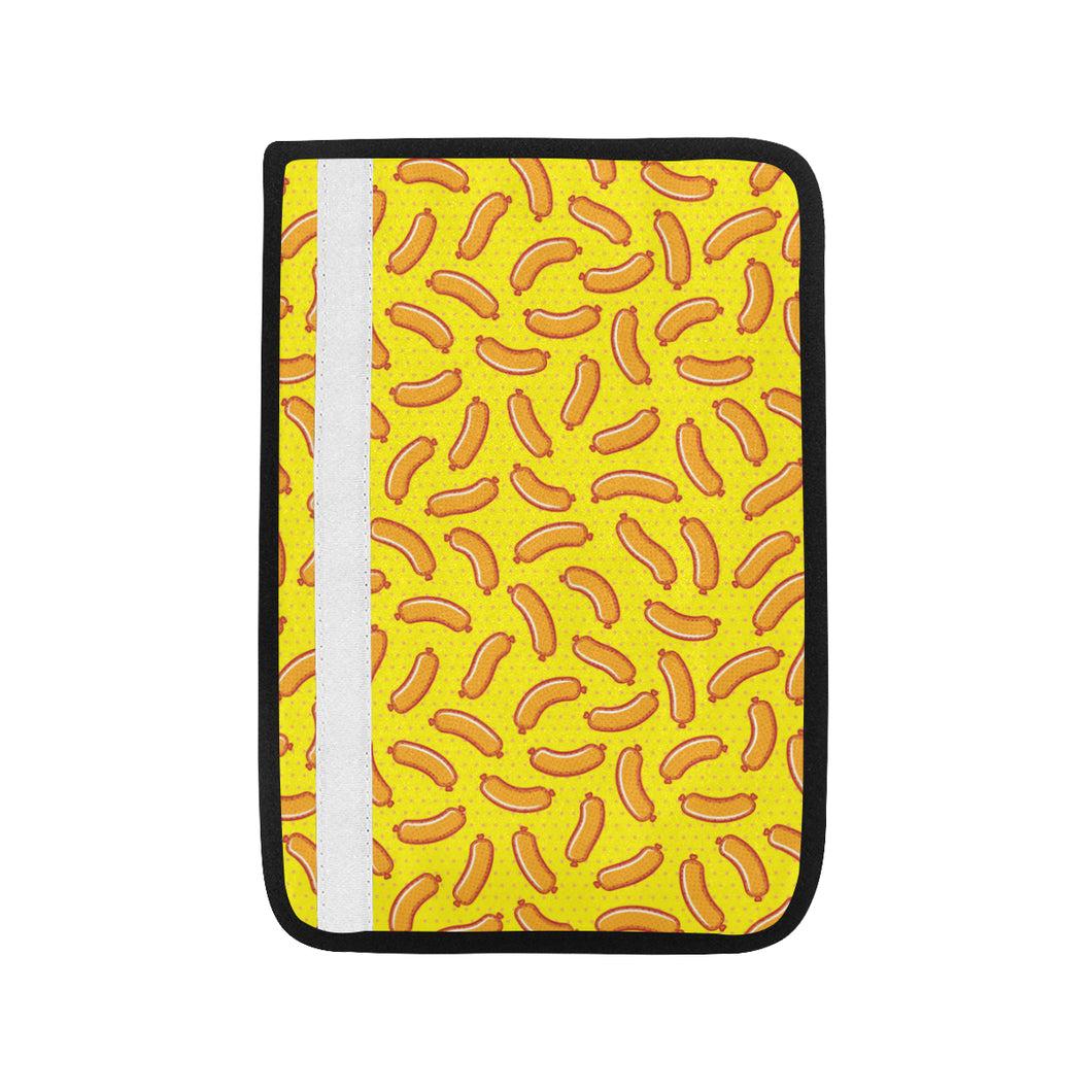 Sausage Pattern Print Design 01 Car Seat Belt Cover