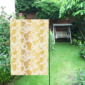 Gold grape pattern House Flag Garden Flag