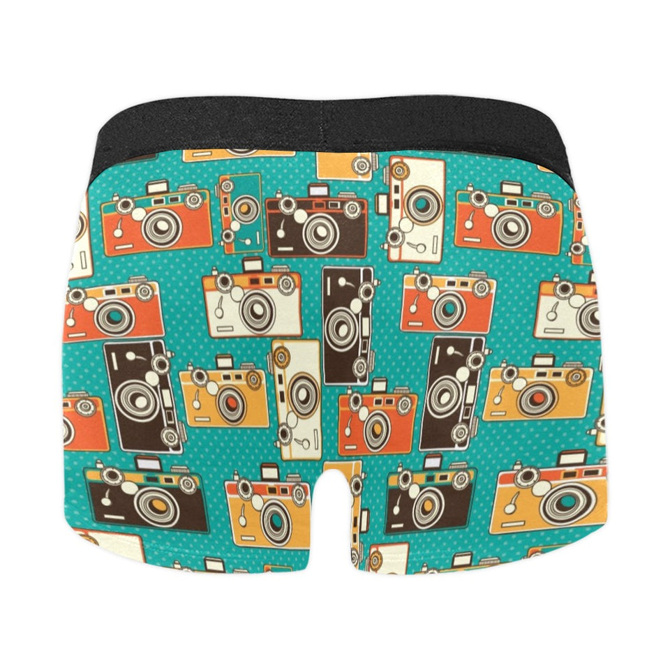 Camera Pattern Print Design 03 Men's All Over Print Boxer Briefs Men's Underwear