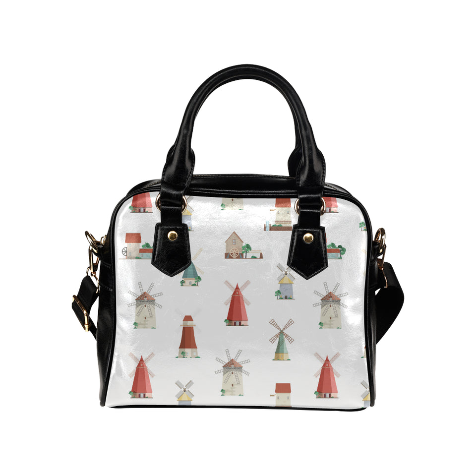 windmill design pattern Shoulder Handbag