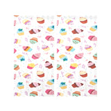 Cake cupcake design pattern Gauze Curtain