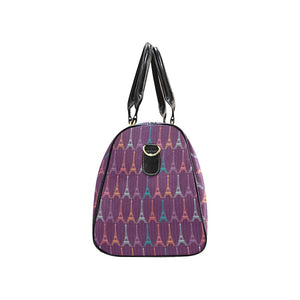 Eiffel Tower Pattern Print Design 05 Travel Bag
