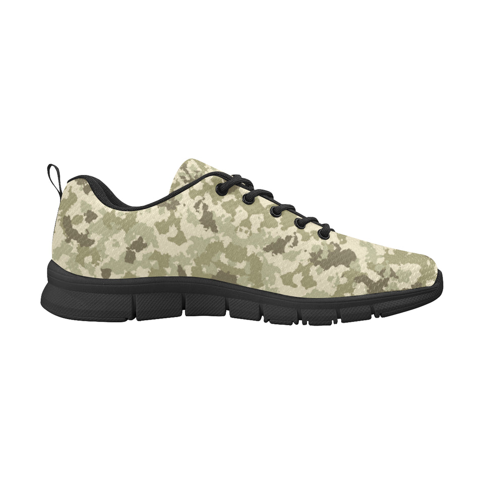 Light Green camouflage pattern Men's Sneaker Shoes