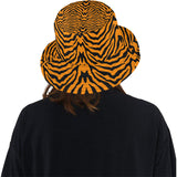 Bengal tigers skin print pattern Unisex Bucket Hat