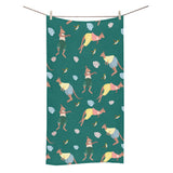 Kangaroo leaves pattern Bath Towel