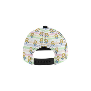 Cute hand drawn mermaid All Over Print Snapback Cap