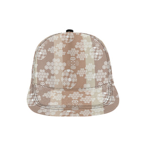 Beautiful hexagon japanese  pattern All Over Print Snapback Cap