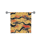 Kangaroo Australian aboriginal art pattern Bath Towel