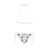 Cute owl pattern Sexy Bikinis Two-Piece Swimsuits
