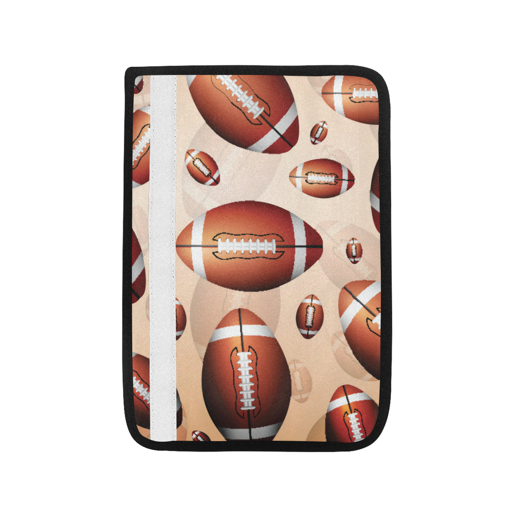 American football ball design pattern Car Seat Belt Cover