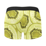 Sliced kiwi pattern Men's All Over Print Boxer Briefs Men's Underwear
