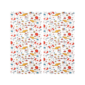 Canada Pattern Print Design 03 Gauze Curtain