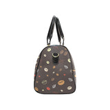 Coffee bean leave pattern Travel Bag