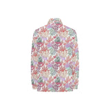 Coral Reef Pattern Print Design 03 Women's Long Sleeve Polo Shirt
