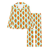 Carrot Pattern Print Design 03 Women's Long Pajama Set