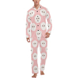 Cute sheep pattern Men's Long Pajama Set