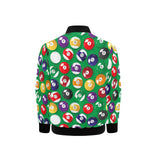 Billiard Ball Pattern Print Design 02 Kids' Boys' Girls' Bomber Jacket