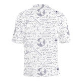 Math Pattern Print Design 03 Men's All Over Print Polo Shirt