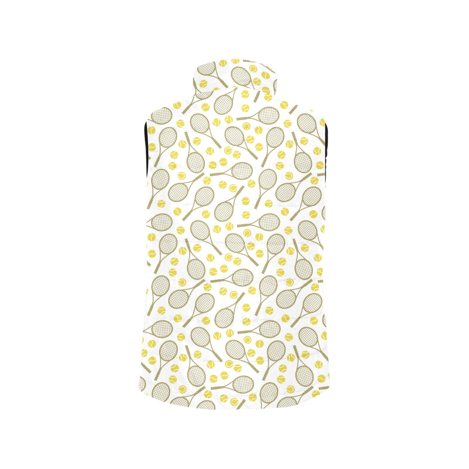 Tennis Pattern Print Design 02 Men's Padded Vest