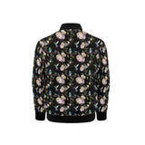 Hummingbird Pattern Print Design 03 Kids' Boys' Girls' Bomber Jacket