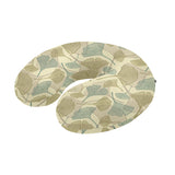 Ginkgo leaves design pattern U-Shaped Travel Neck Pillow