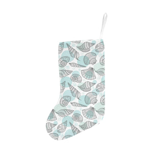 Shell polynesian tribal Christmas Stocking