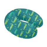 Crocodile pattern U-Shaped Travel Neck Pillow