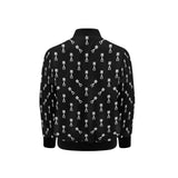 Engine Piston Black Theme Pattern Print Design 03 Kids' Boys' Girls' Bomber Jacket