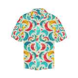 Colorful moon pattern Men's All Over Print Hawaiian Shirt