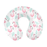 Cute flamingo pattern U-Shaped Travel Neck Pillow