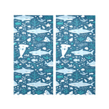 Cute shark pattern Gauze Curtain