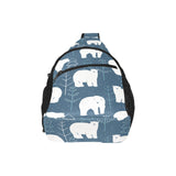 polar bear mother her child pattern All Over Print Chest Bag