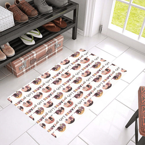 Camper Van Pattern Print Design 01 Doormat