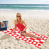 Canada Pattern Print Design 05 Beach Towel