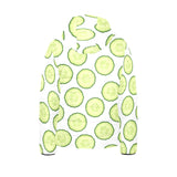 Cucumber slices pattern Kids' Boys' Girls' Padded Hooded Jacket