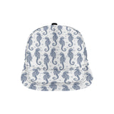 Seahorse pattern background All Over Print Snapback Cap