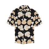 Champignon mushroom pattern Men's All Over Print Hawaiian Shirt