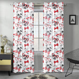 Yorkshire Terrier Pattern Print Design 04 Gauze Curtain