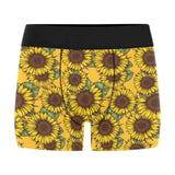 Sunflower pattern Men's All Over Print Boxer Briefs Men's Underwear