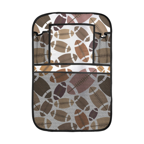 American football ball pattern Car Seat Back Organizer