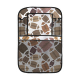 American football ball pattern Car Seat Back Organizer