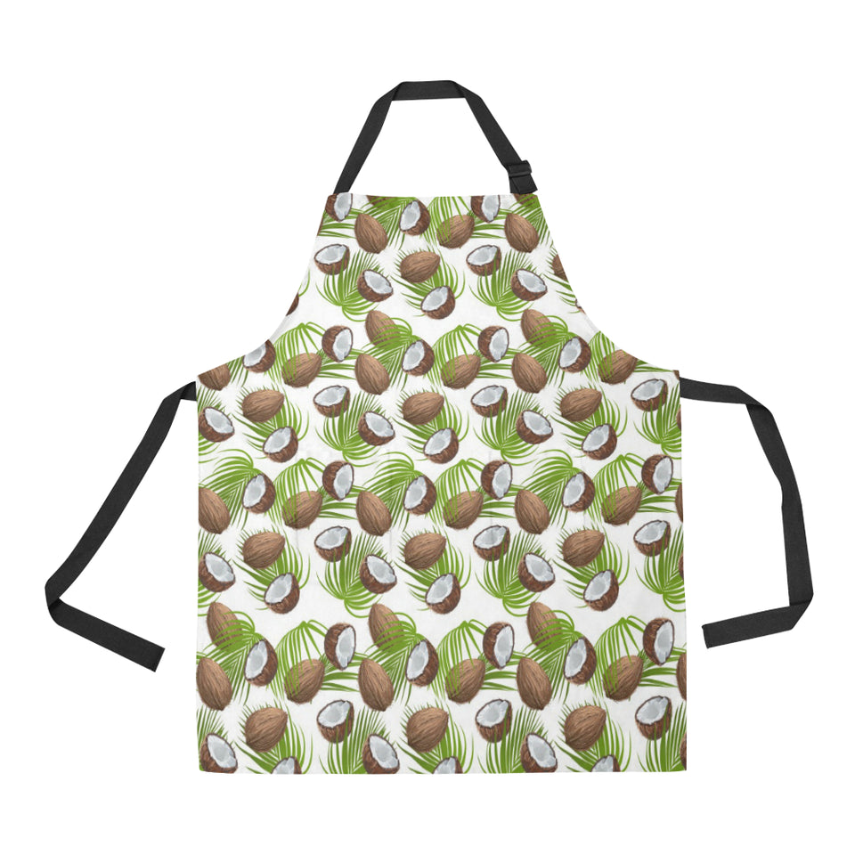 Coconut Pattern Print Design 04 All Over Print Adjustable Apron