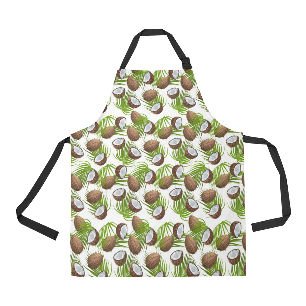 Coconut Pattern Print Design 04 All Over Print Adjustable Apron