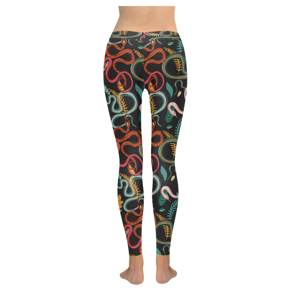 Colorful snake plant pattern Women's Legging Fulfilled In US