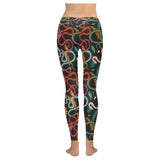 Colorful snake plant pattern Women's Legging Fulfilled In US