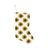 sunflowers design pattern Christmas Stocking