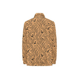 Bengal tigers pattern Women's Long Sleeve Polo Shirt