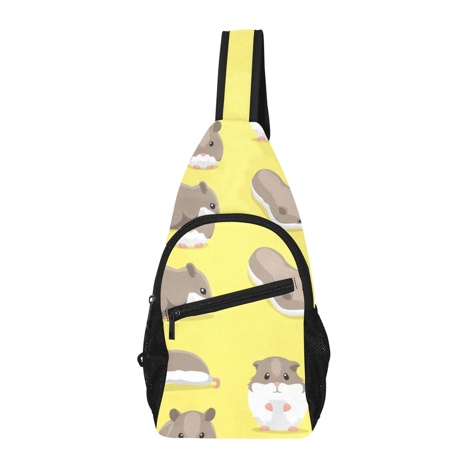 Cute Hamster pattern All Over Print Chest Bag