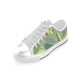 Avocado pattern Men's Low Top Shoes White