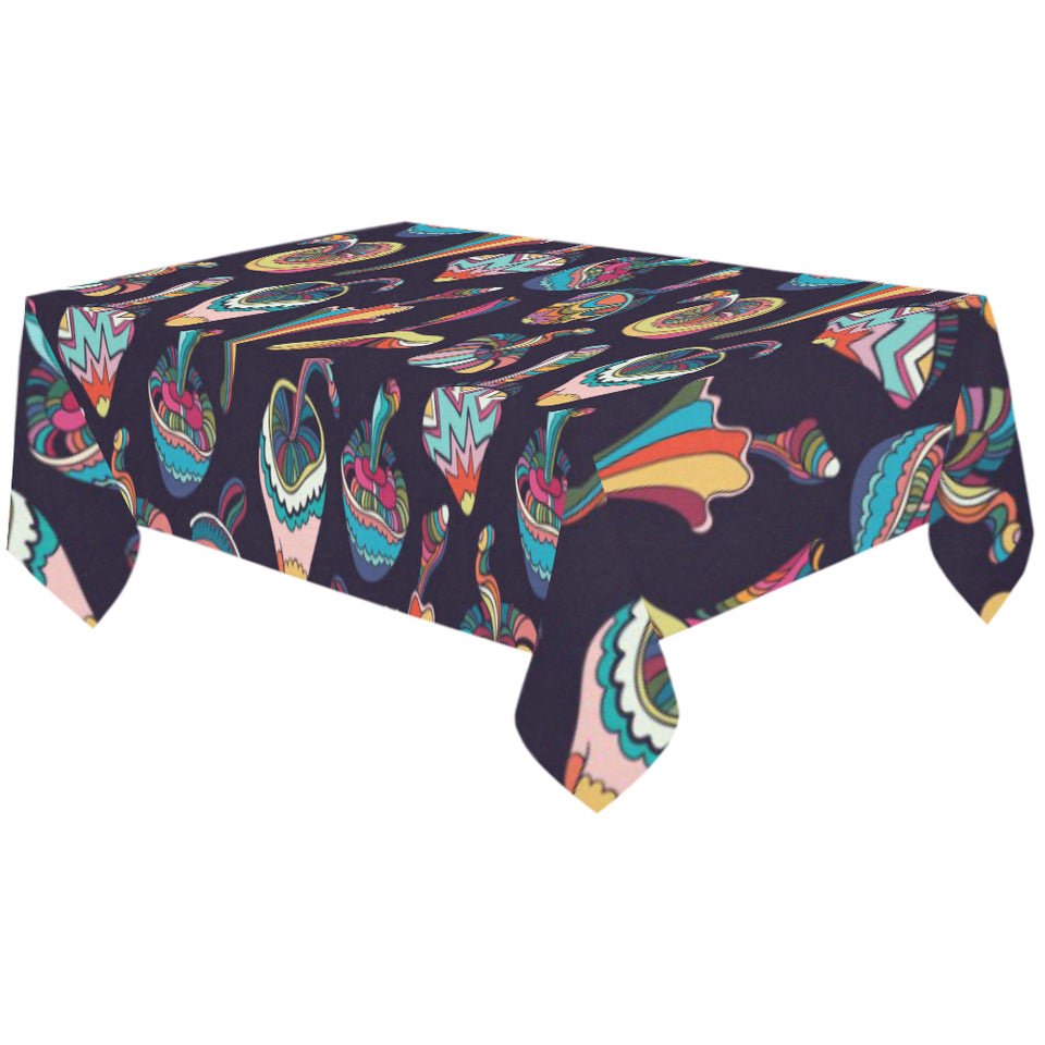 Colorful mushroom pattern Tablecloth